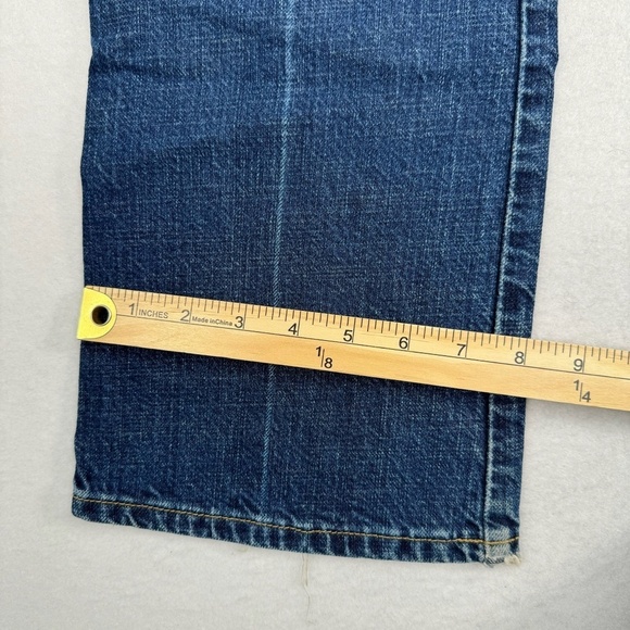 Mavi Bootleg Flare Jeans Womens Size 30* Dark Blue Low Rise - Picture 10 of 13